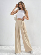 Women’s Pleated Wide Leg Pants