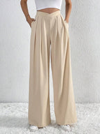 Women’s Pleated Wide Leg Pants